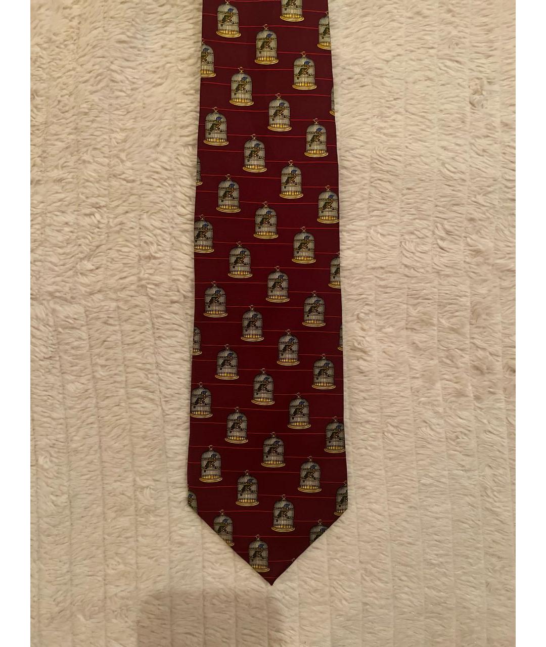 SAINT LAURENT Мульти шелковый галстук, фото 6