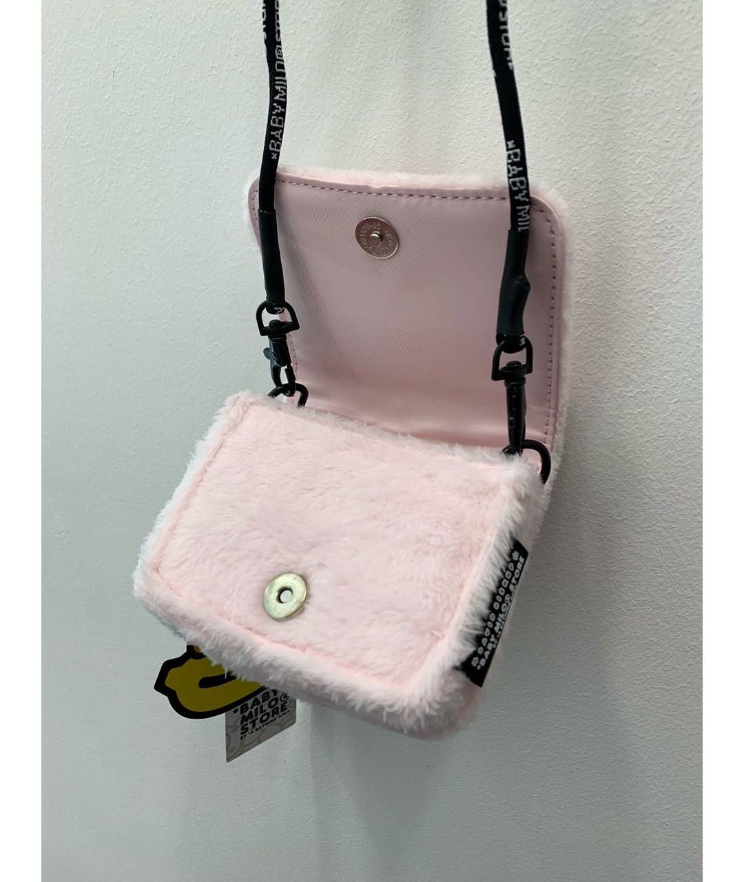 A BATHING APE Розовая сумка через плечо, фото 6