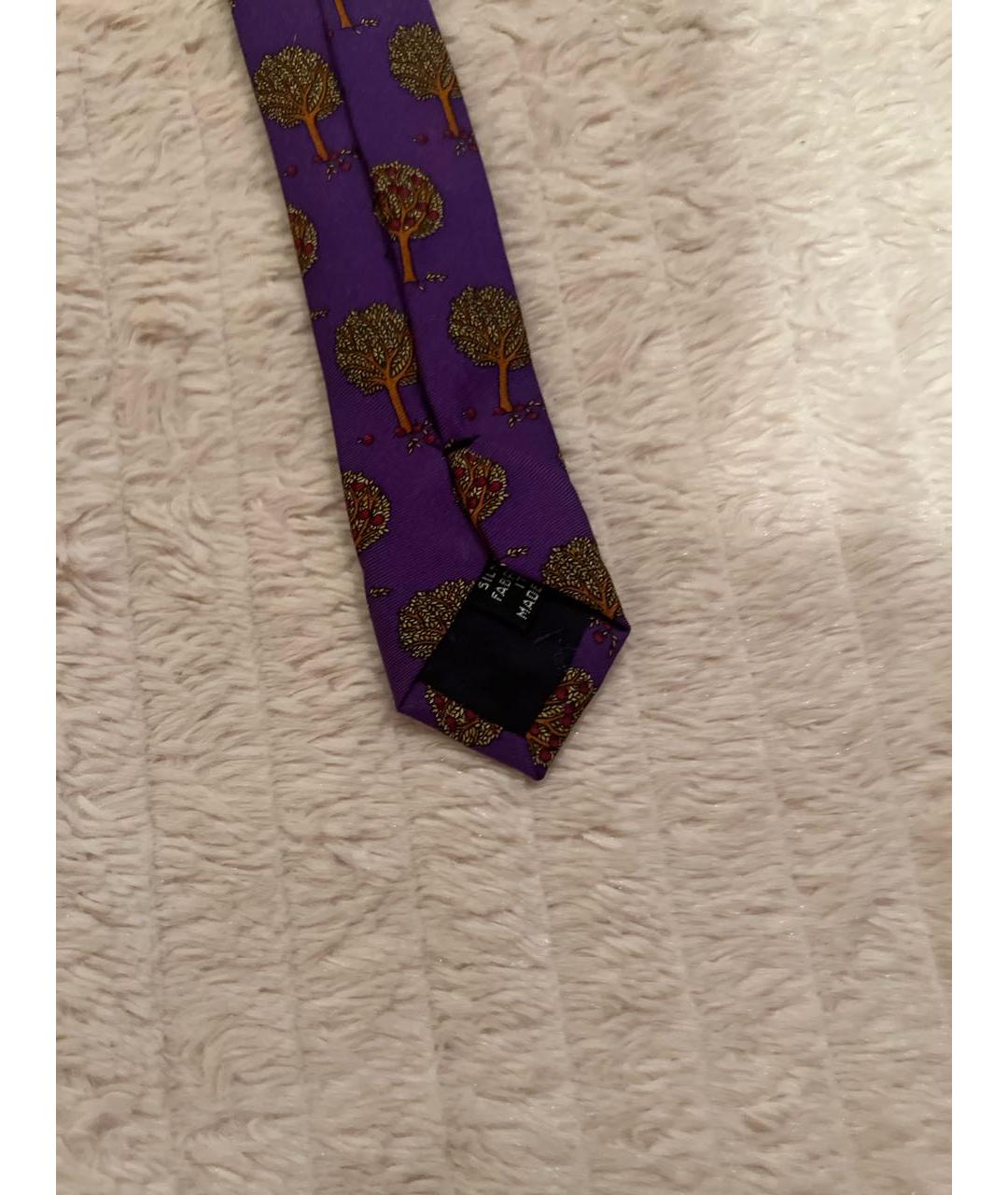 SAINT LAURENT Мульти шелковый галстук, фото 6
