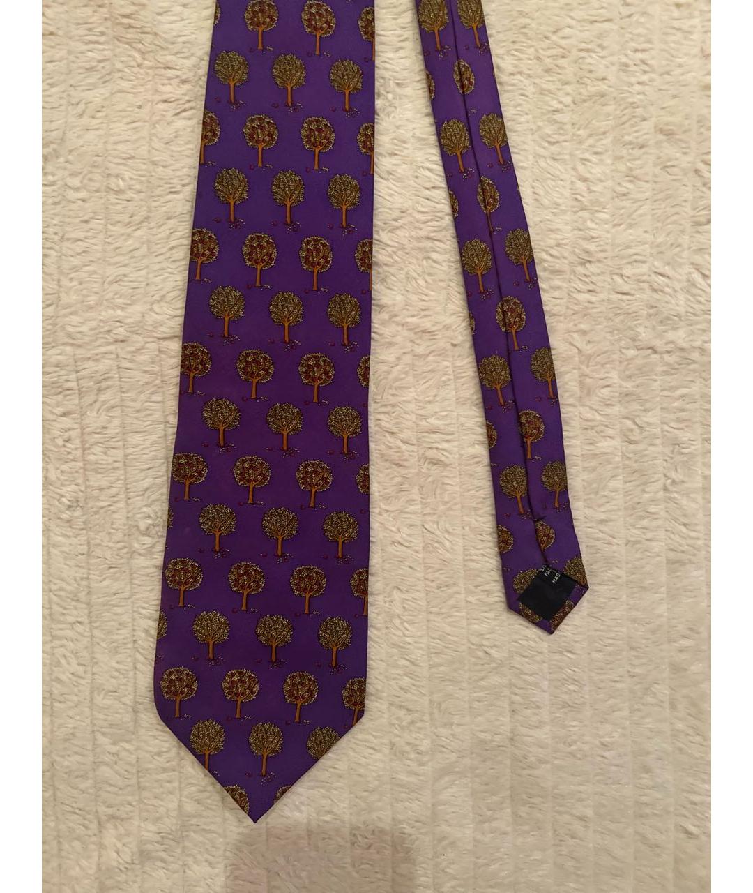 SAINT LAURENT Мульти шелковый галстук, фото 7