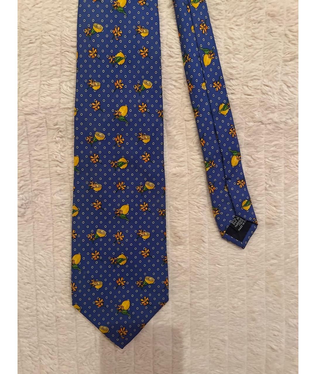 SAINT LAURENT Мульти шелковый галстук, фото 7