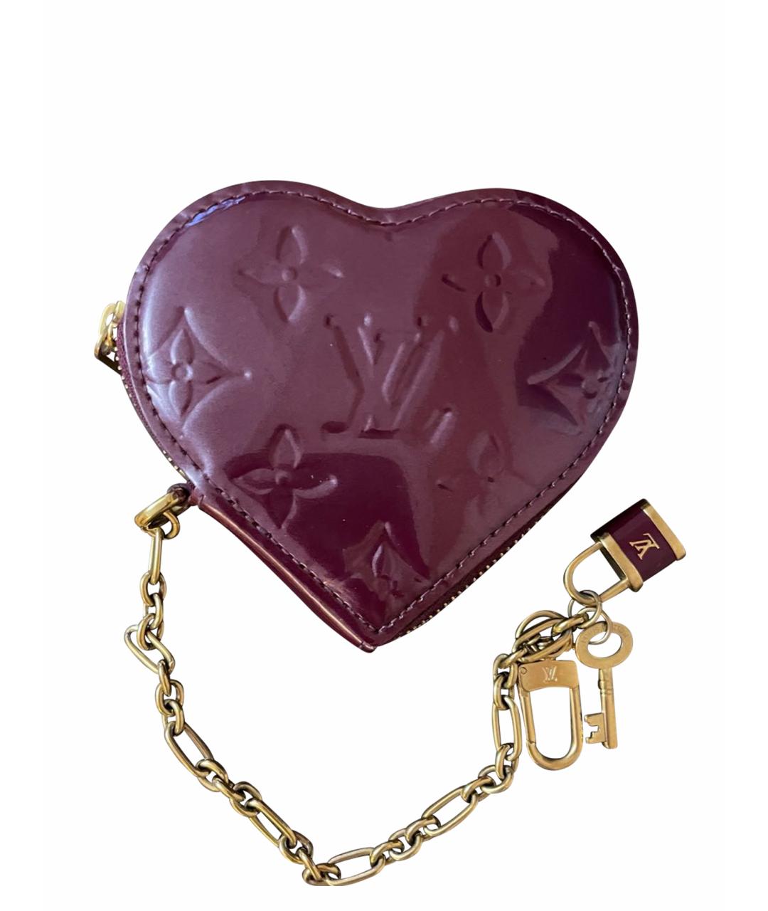 LOUIS VUITTON Фиолетовый кошелек из лакированной кожи, фото 1