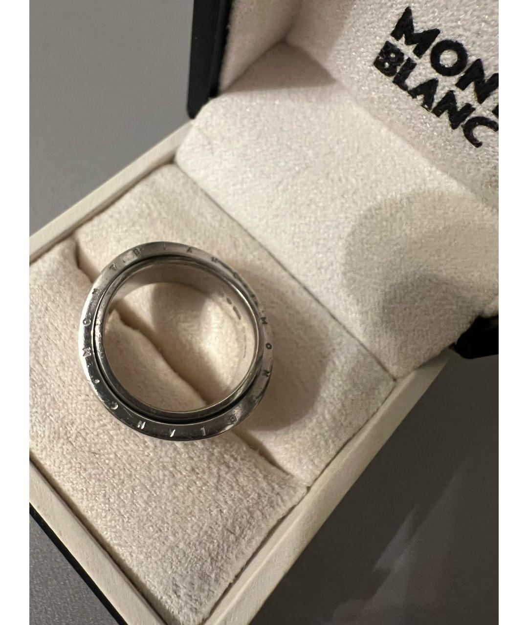 MONTBLANC Серебряное серебряное кольцо, фото 2