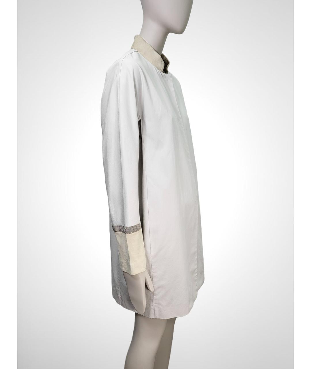 FABIANA FILIPPI Белый хлопковый жакет/пиджак, фото 2