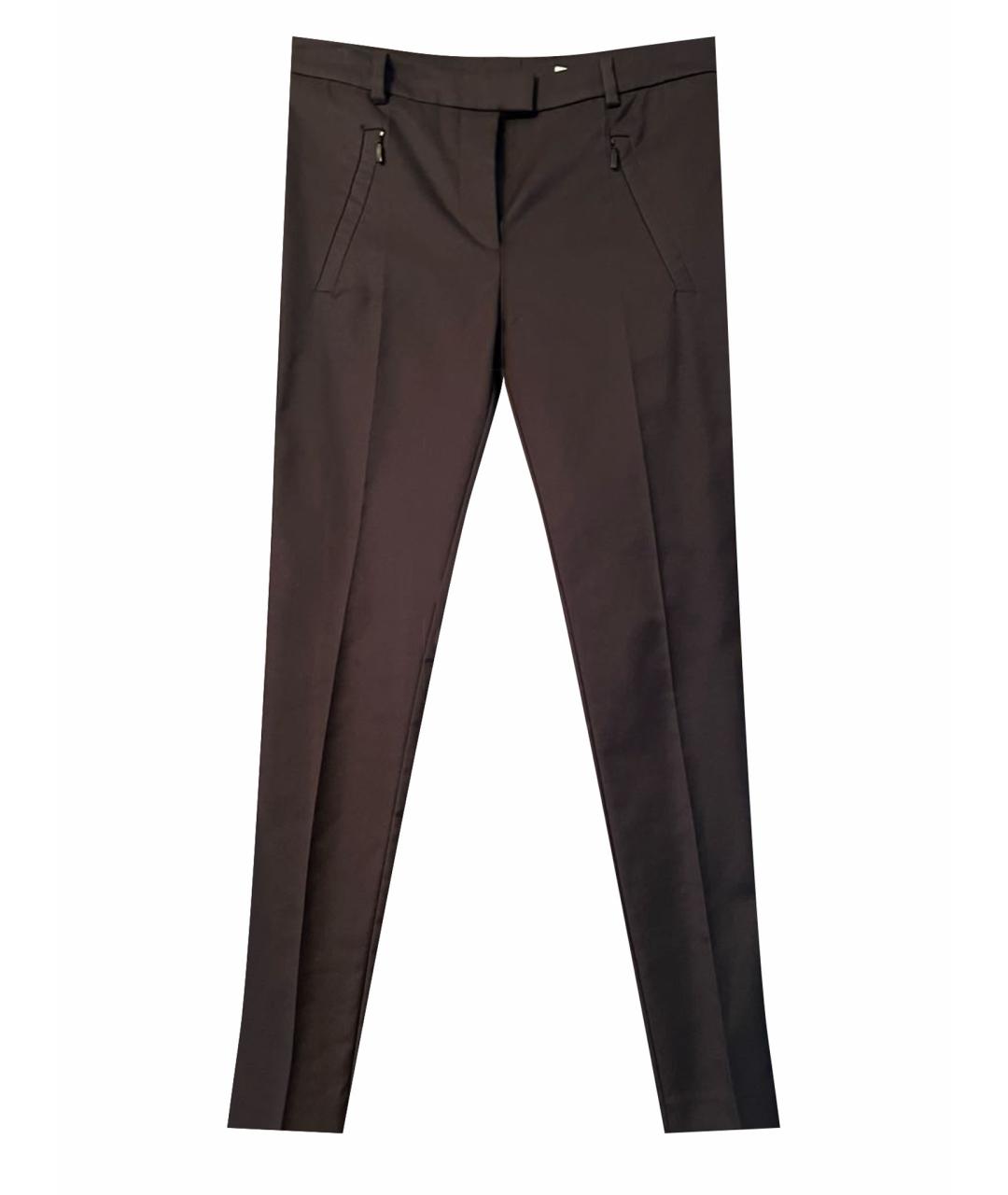 HUGO BOSS Черные полиэстеровые брюки узкие, фото 1