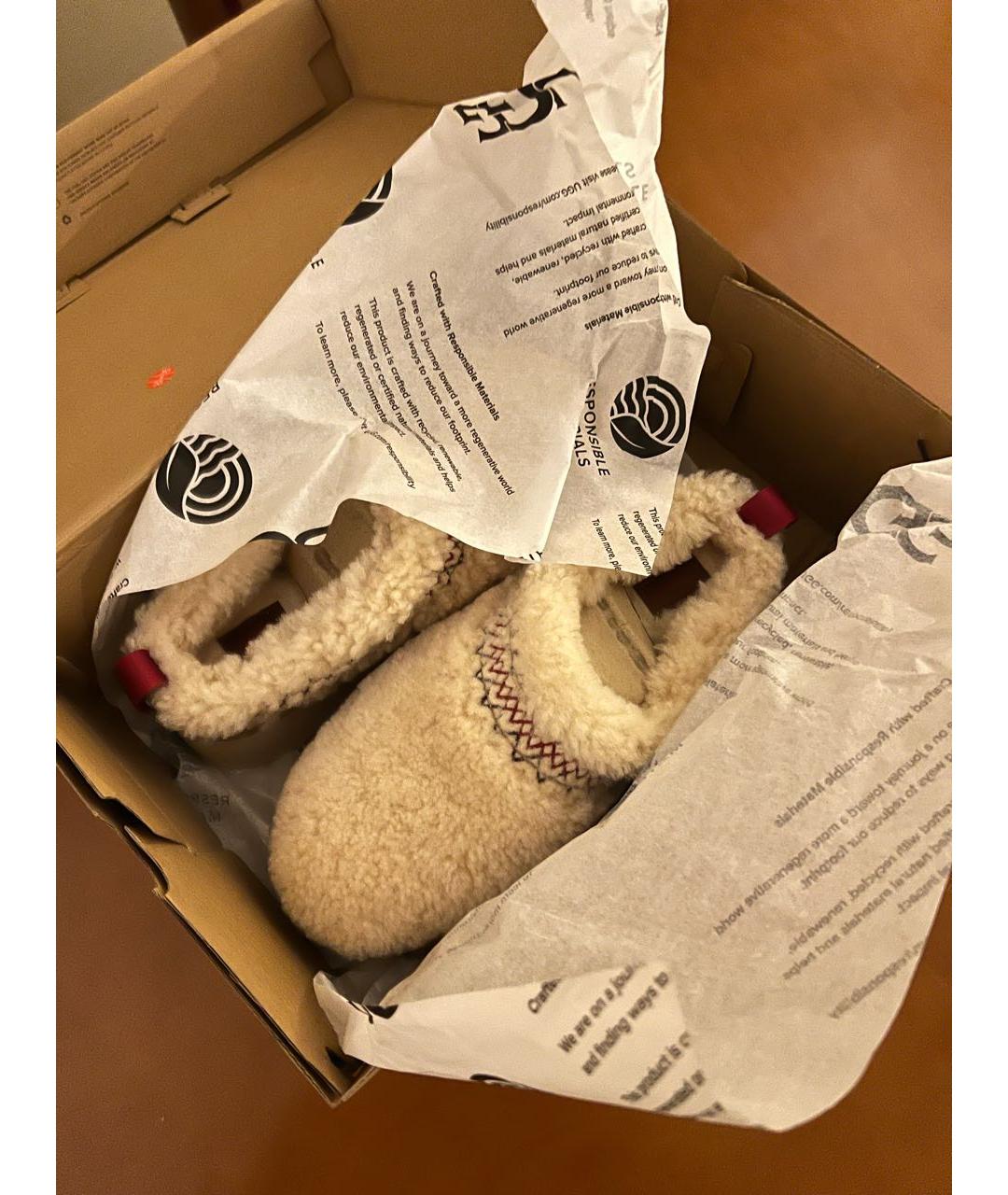UGG AUSTRALIA Белые мюли, фото 6