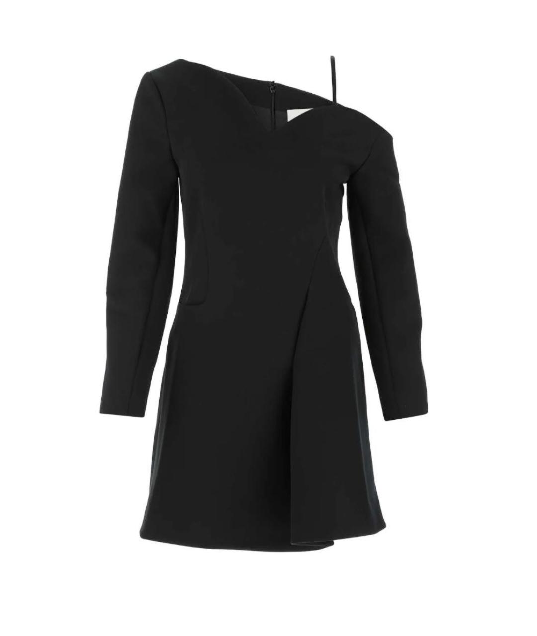 COPERNI Черное полиэстеровое коктейльное платье, фото 1