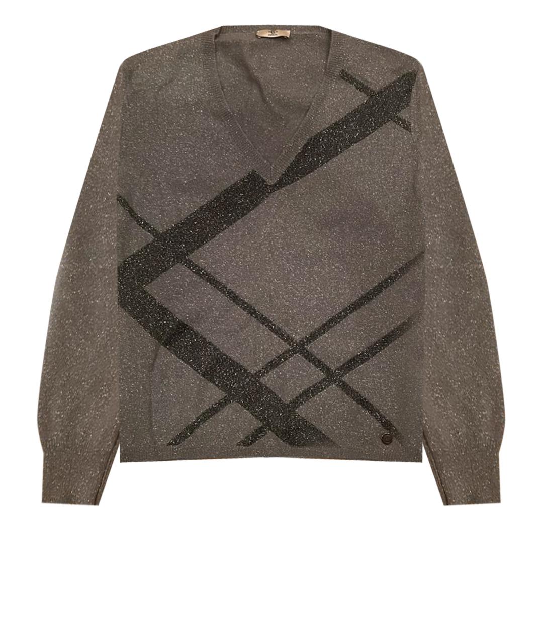 CERRUTI 1881 Серый кашемировый джемпер / свитер, фото 1