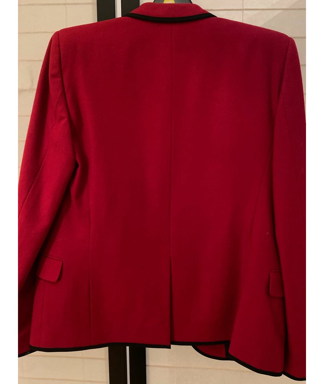SAINT LAURENT Красный шерстяной жакет/пиджак, фото 2