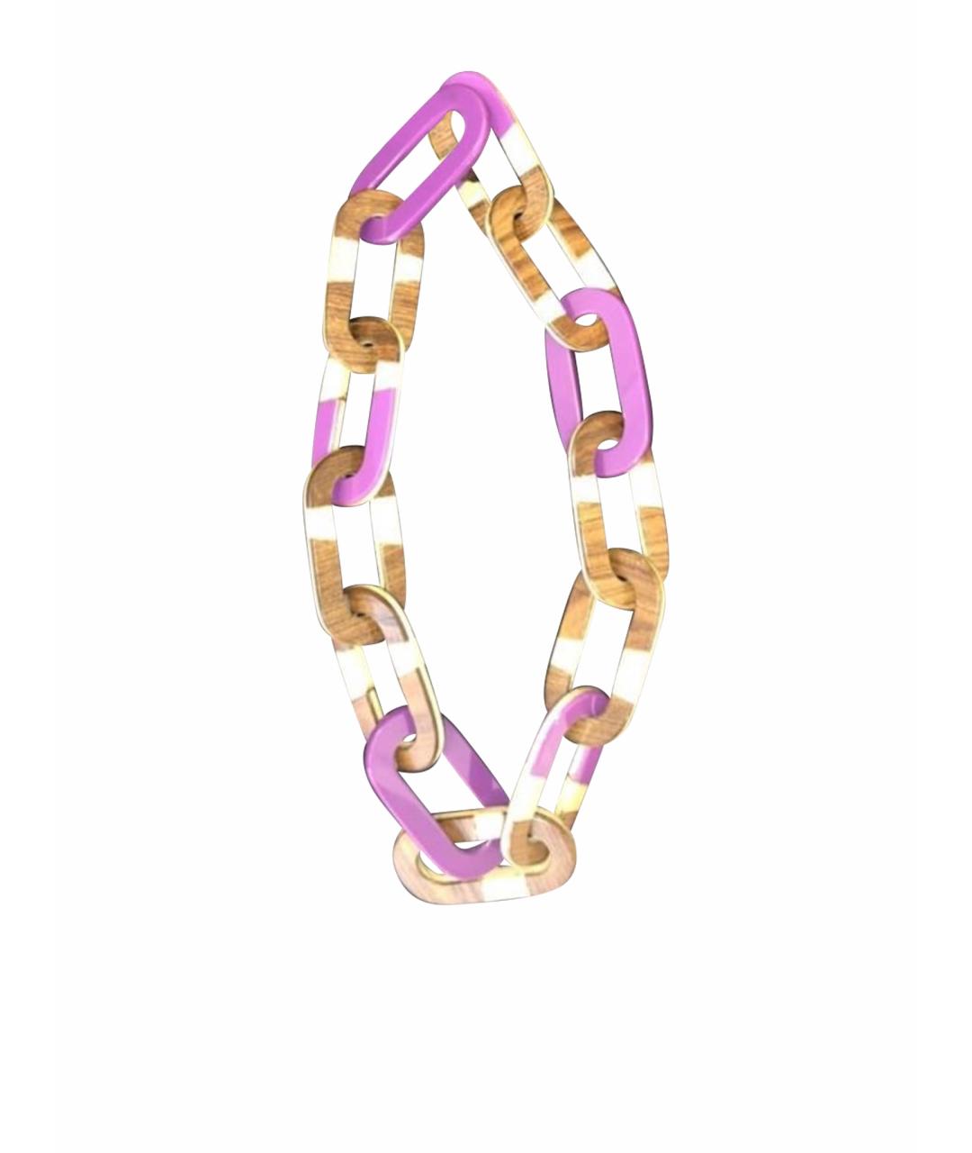 MARNI Фиолетовое пластиковое колье, фото 1