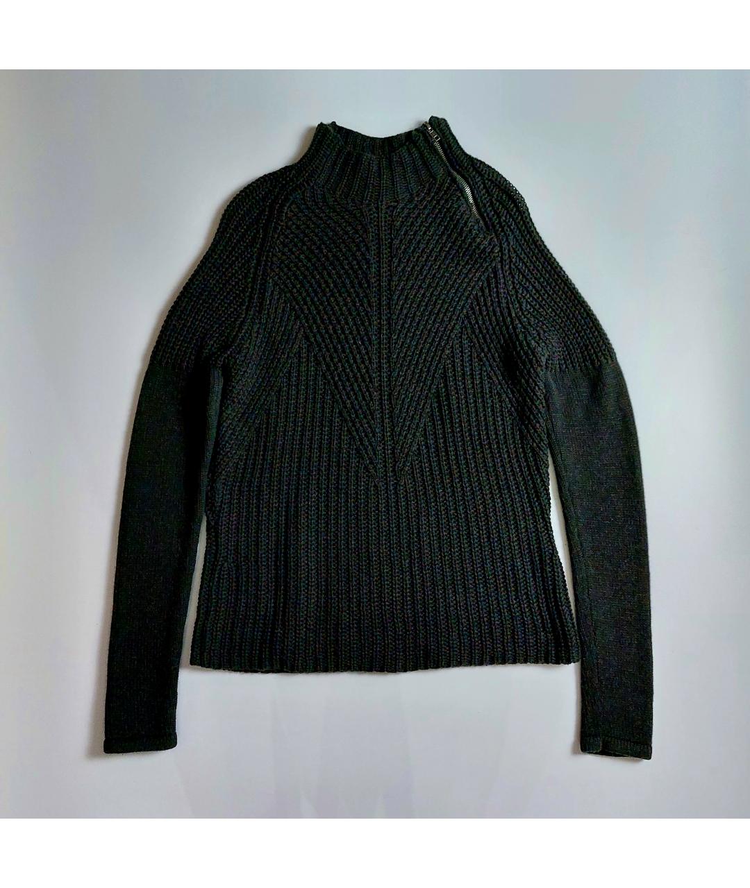GESTUZ Антрацитовый шерстяной джемпер / свитер, фото 10