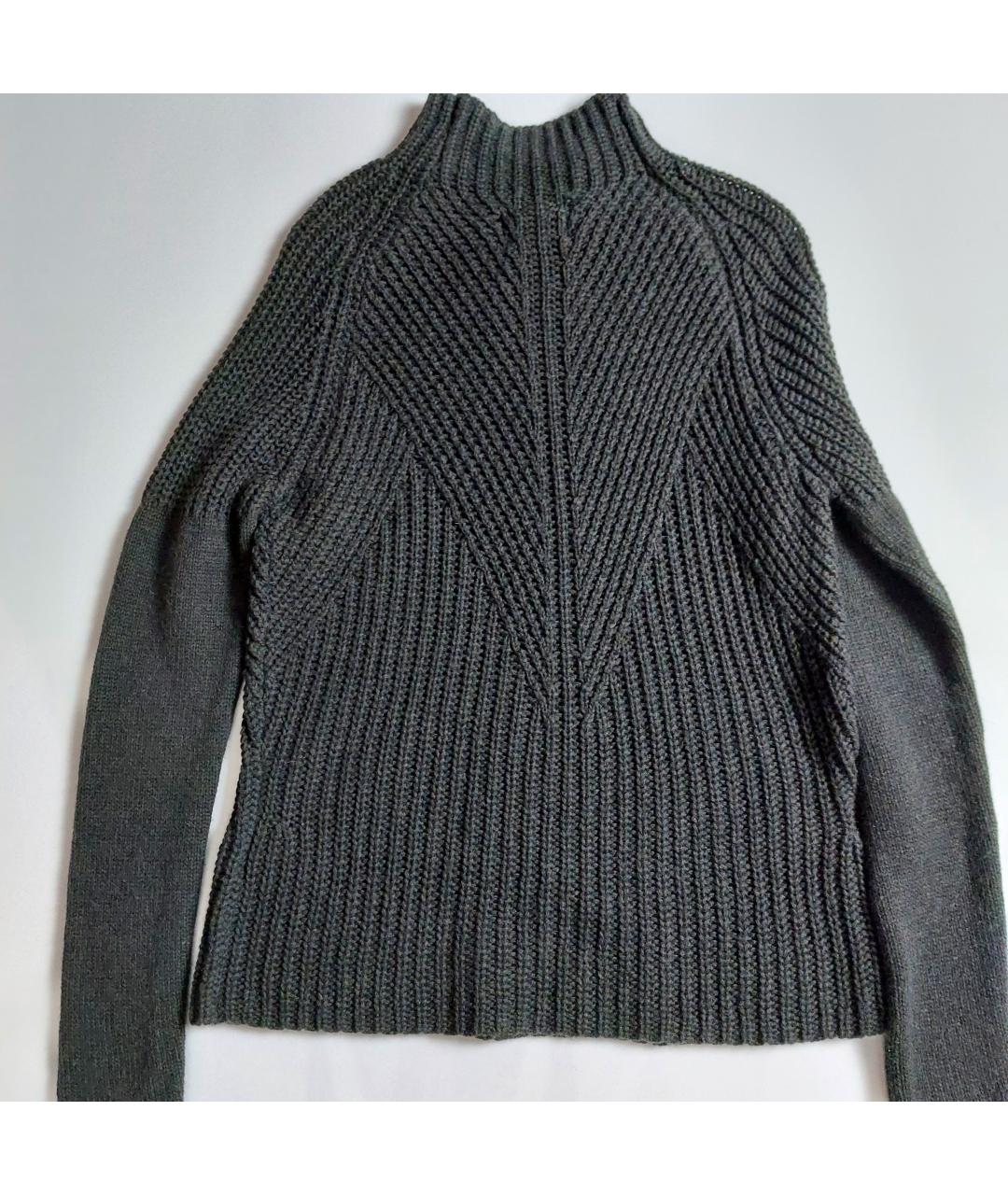 GESTUZ Антрацитовый шерстяной джемпер / свитер, фото 2