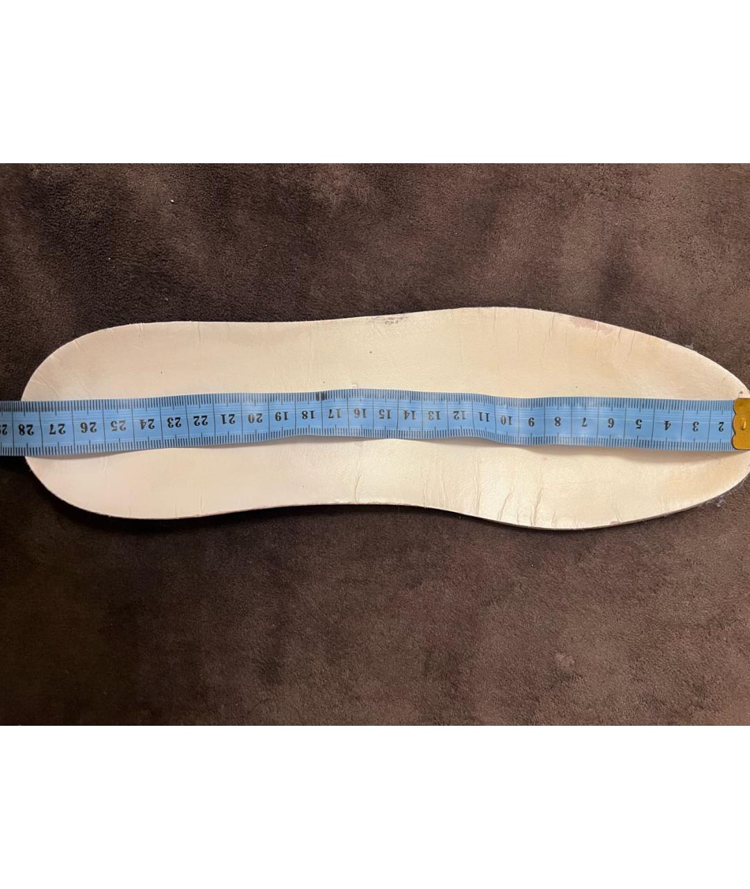 LOUIS VUITTON Синие текстильные низкие кроссовки / кеды, фото 7