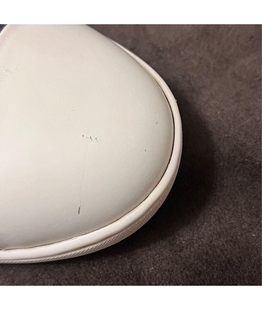 LOUIS VUITTON Синие текстильные низкие кроссовки / кеды, фото 6