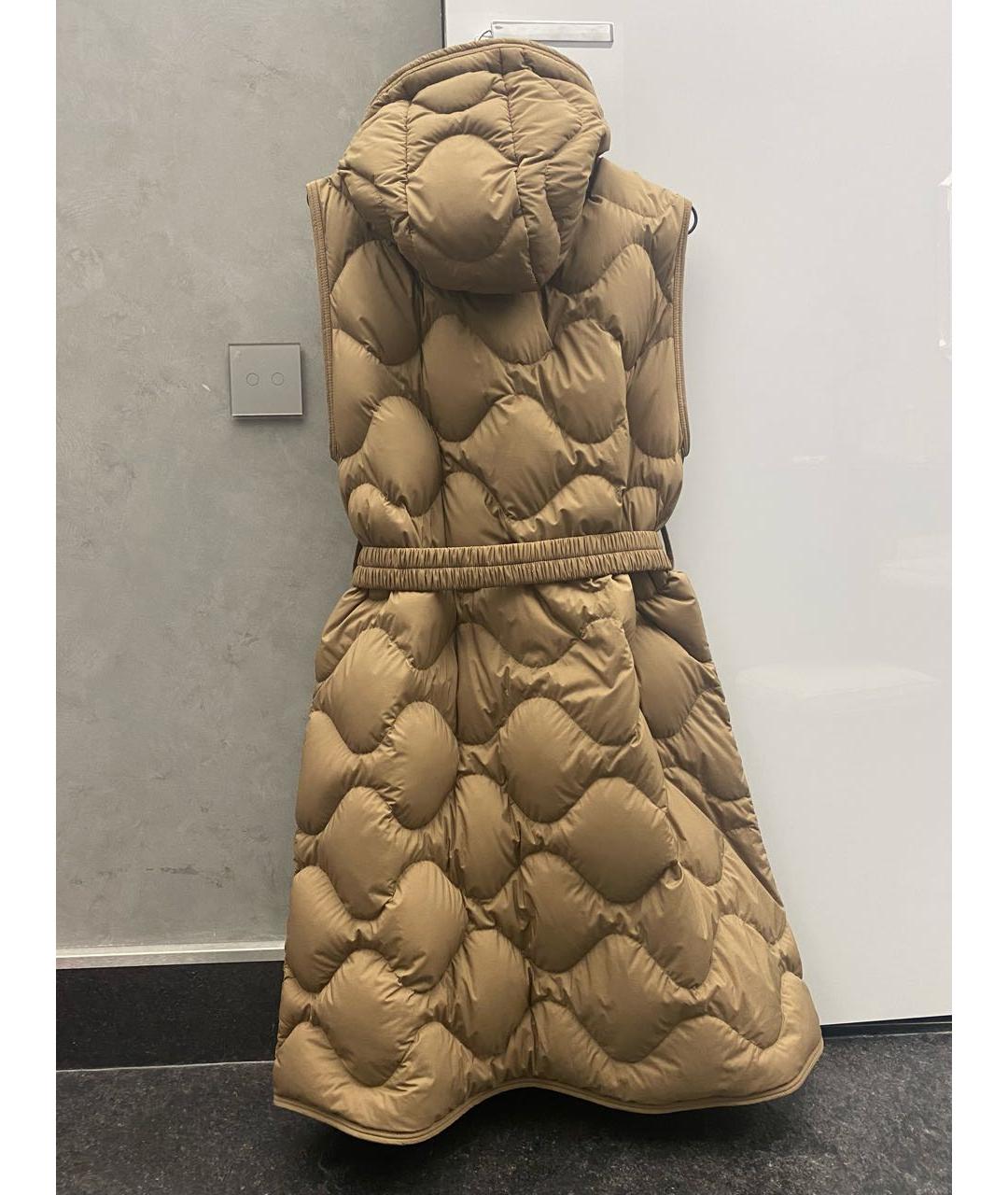 MONCLER Горчичный жилет, фото 2