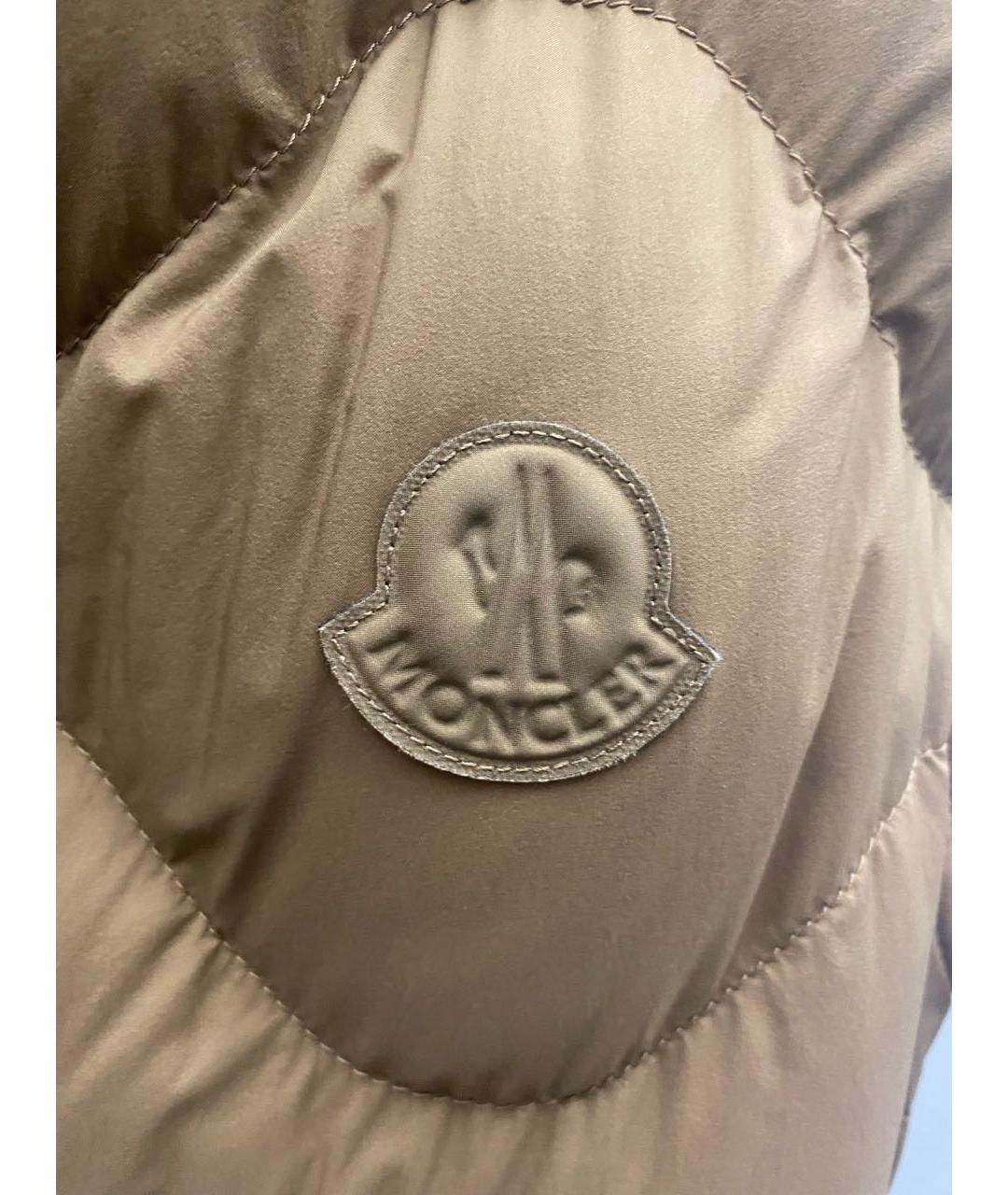 MONCLER Горчичный жилет, фото 5