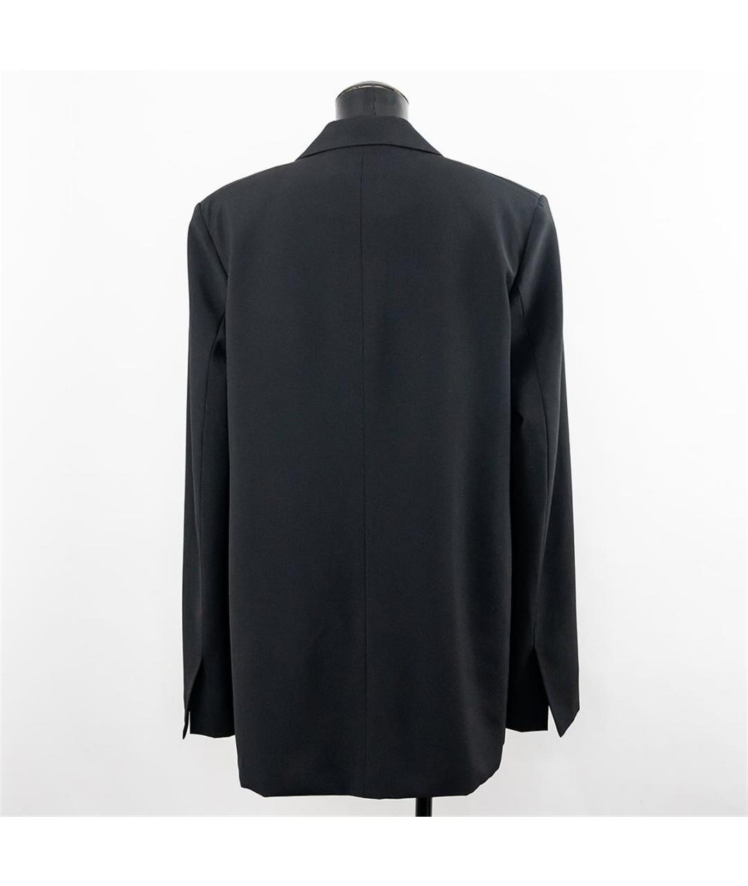 JIL SANDER Черный шерстяной жакет/пиджак, фото 3