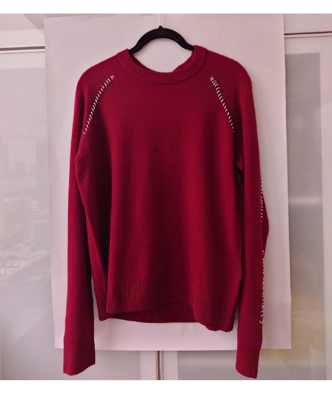 THE KOOPLES Бордовый шерстяной джемпер / свитер, фото 5