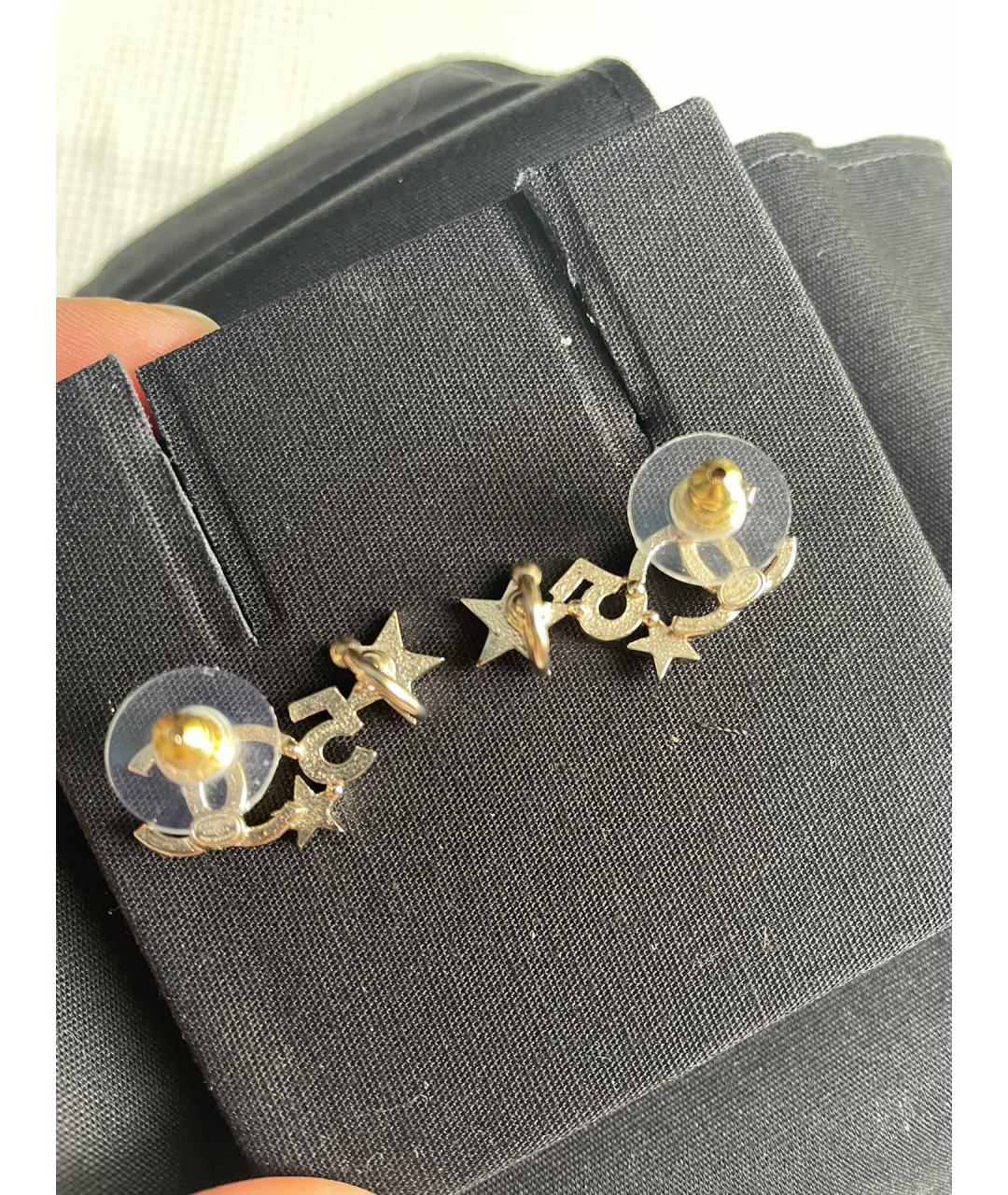 CHANEL Золотые серьги, фото 2