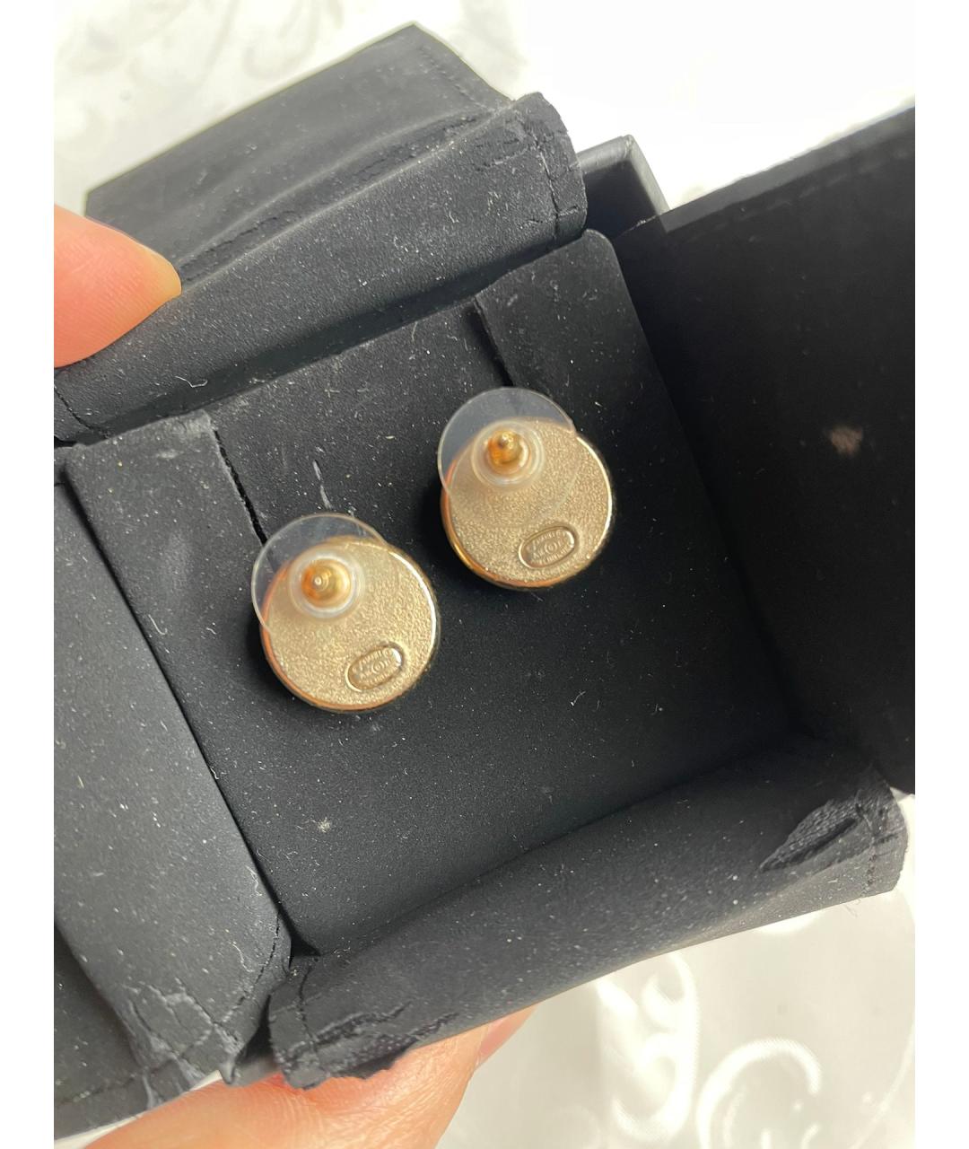 CHANEL Золотые серьги, фото 2