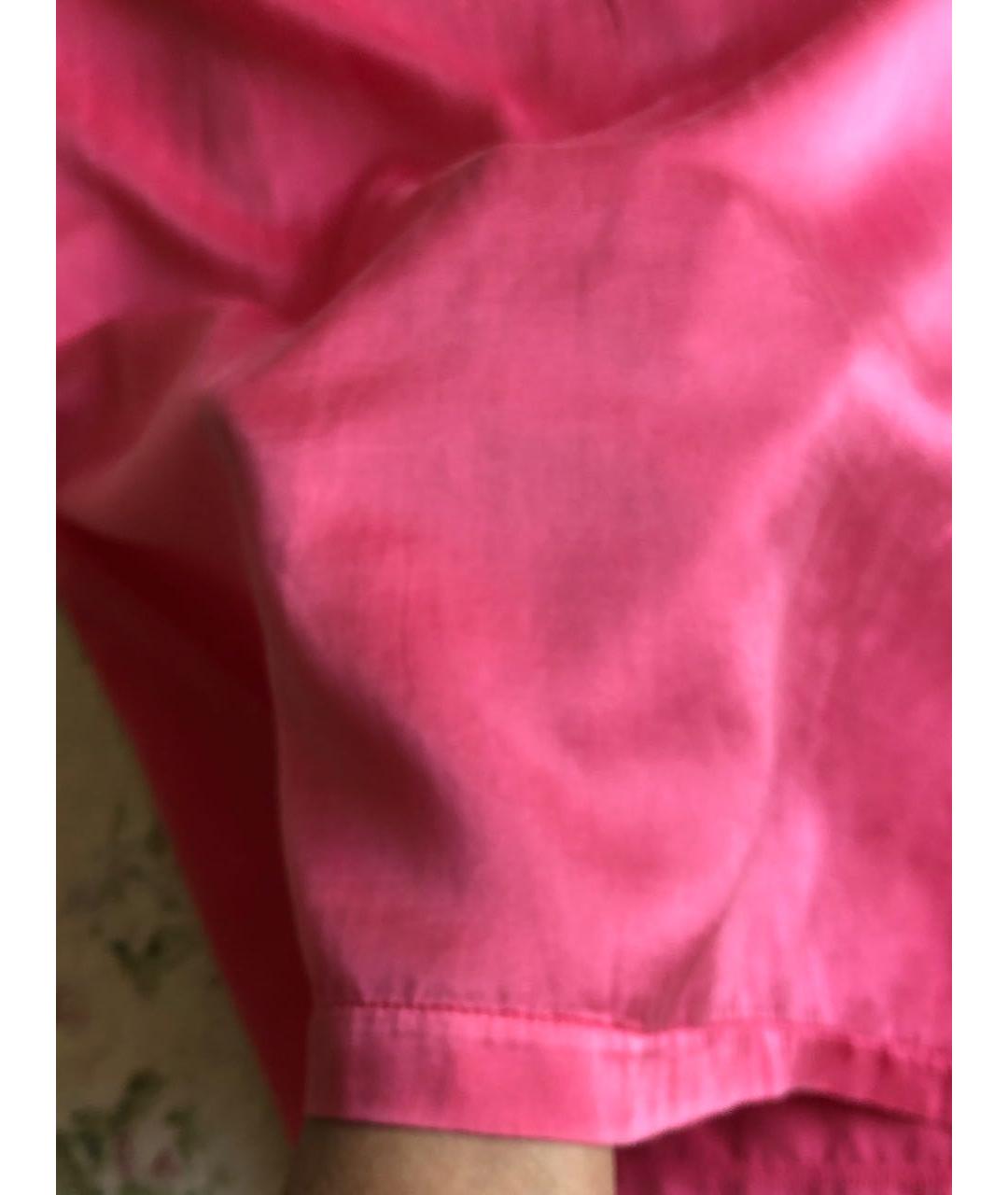 PINK MEMORIES Розовое шелковое повседневное платье, фото 8