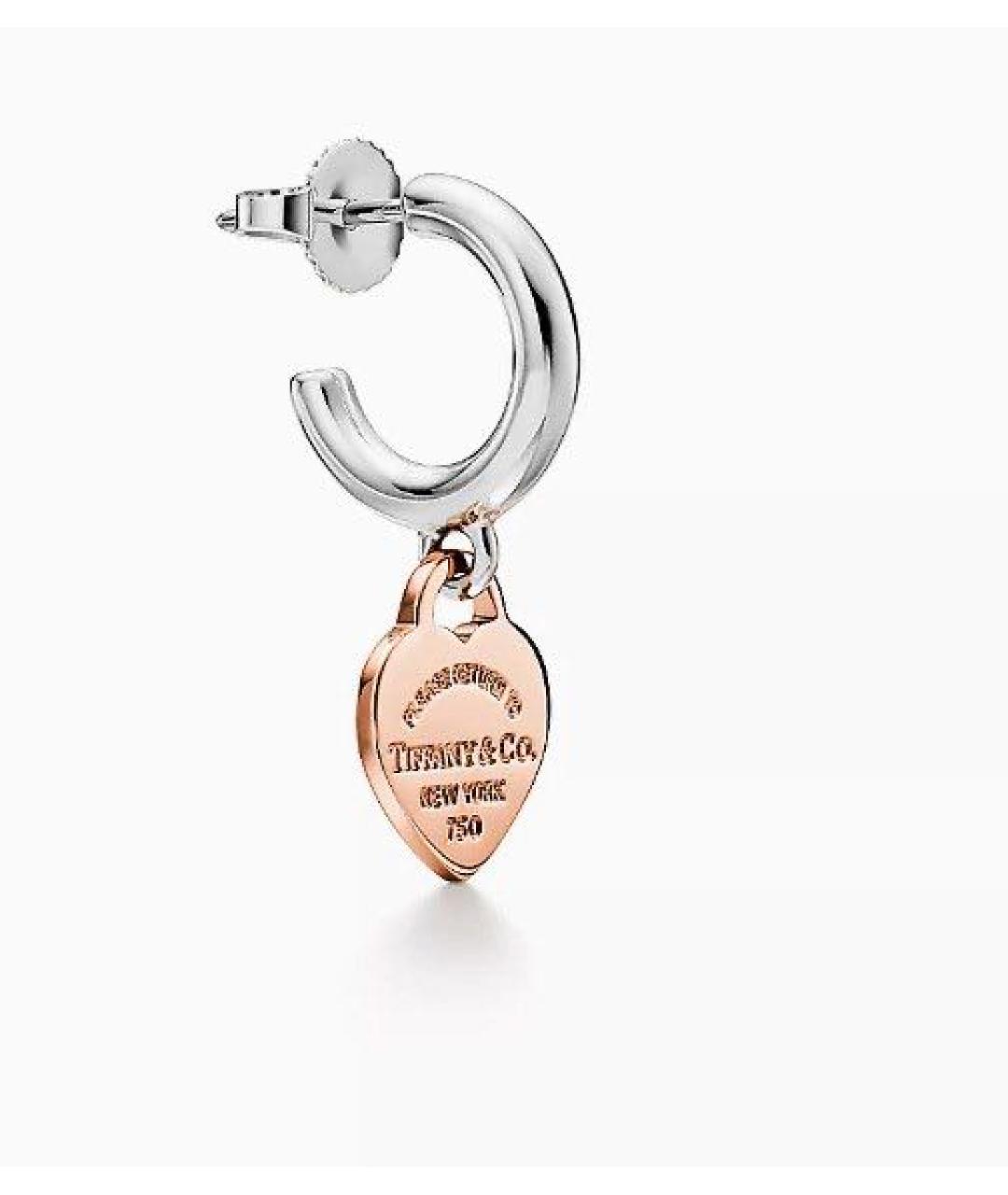 TIFFANY&CO Розовые серьги, фото 3
