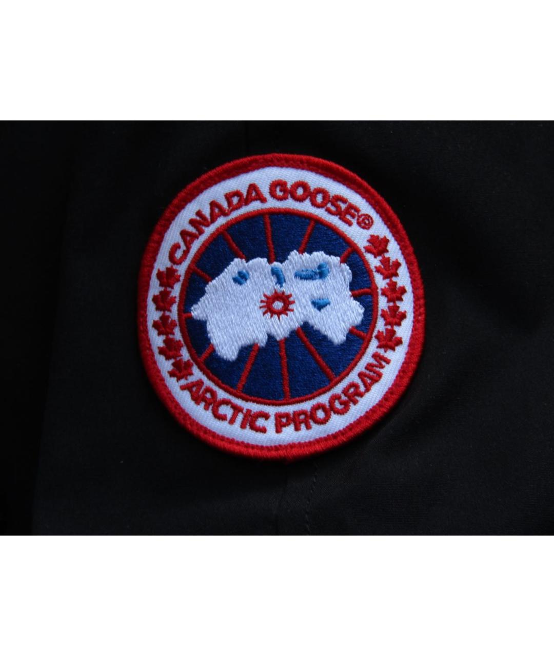 CANADA GOOSE Черная полиэстеровая куртка, фото 3