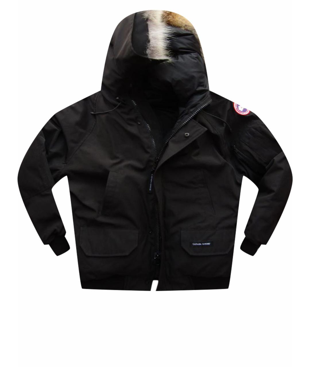 CANADA GOOSE Черная полиэстеровая куртка, фото 1