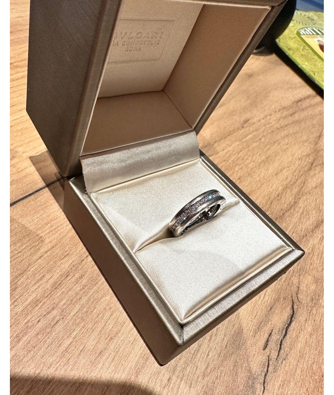 BVLGARI Серебряное кольцо из белого золота, фото 7