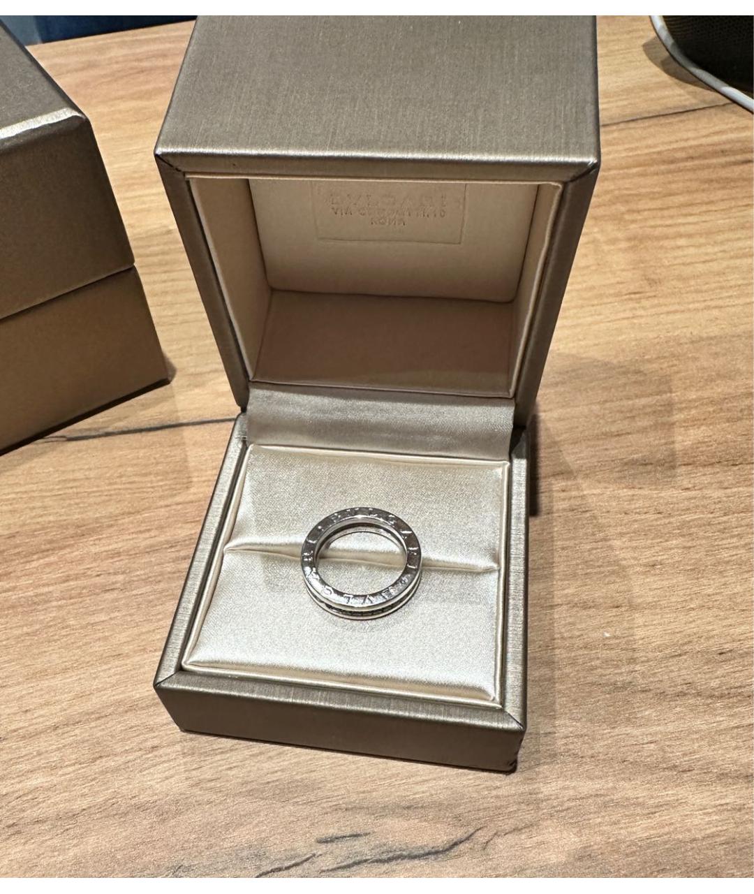 BVLGARI Серебряное кольцо из белого золота, фото 4