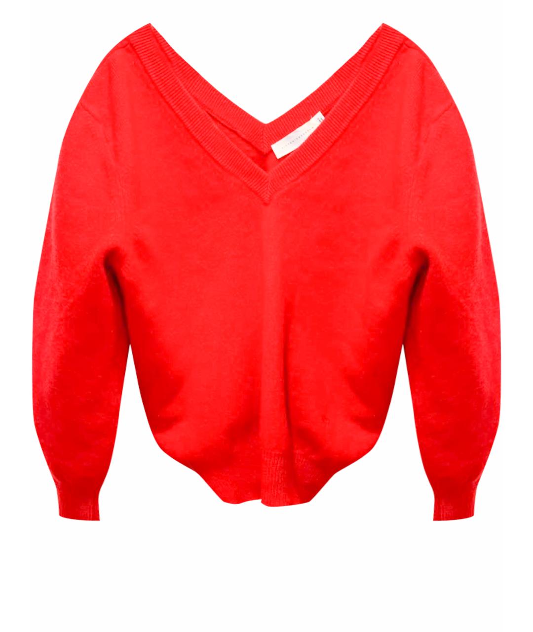 VICTORIA BECKHAM Красный джемпер / свитер, фото 1