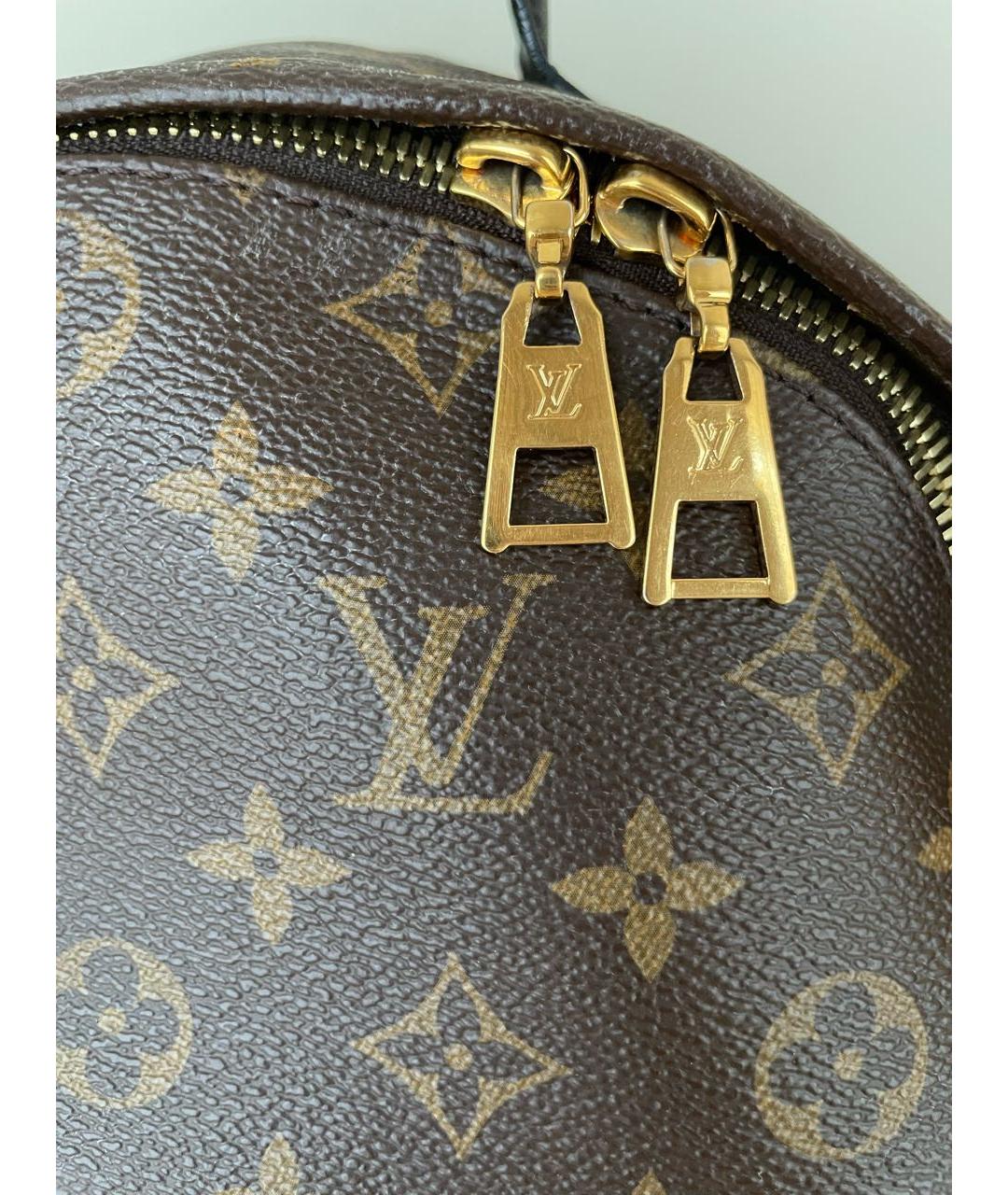LOUIS VUITTON Коричневый рюкзак из искусственной кожи, фото 5