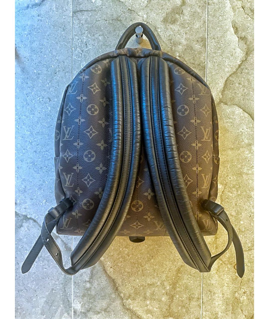 LOUIS VUITTON Коричневый рюкзак из искусственной кожи, фото 2
