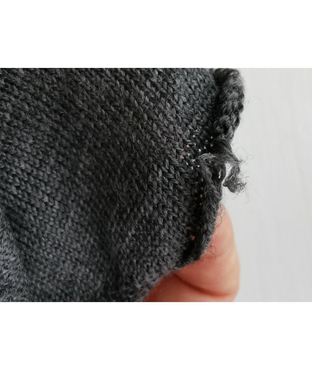 COMME DES GARÇONS Серый шерстяной джемпер / свитер, фото 9