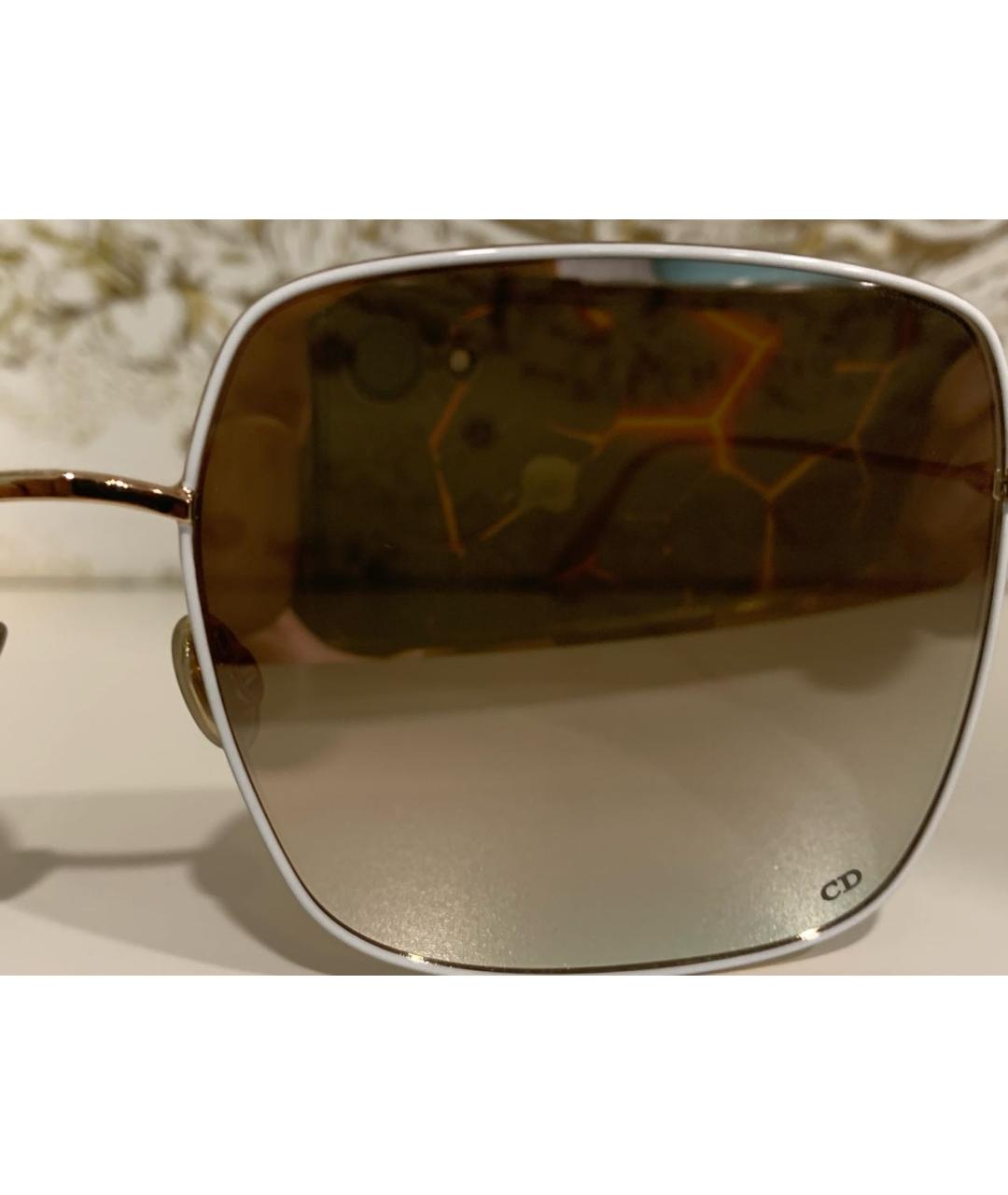 CHRISTIAN DIOR PRE-OWNED Металлические солнцезащитные очки, фото 4