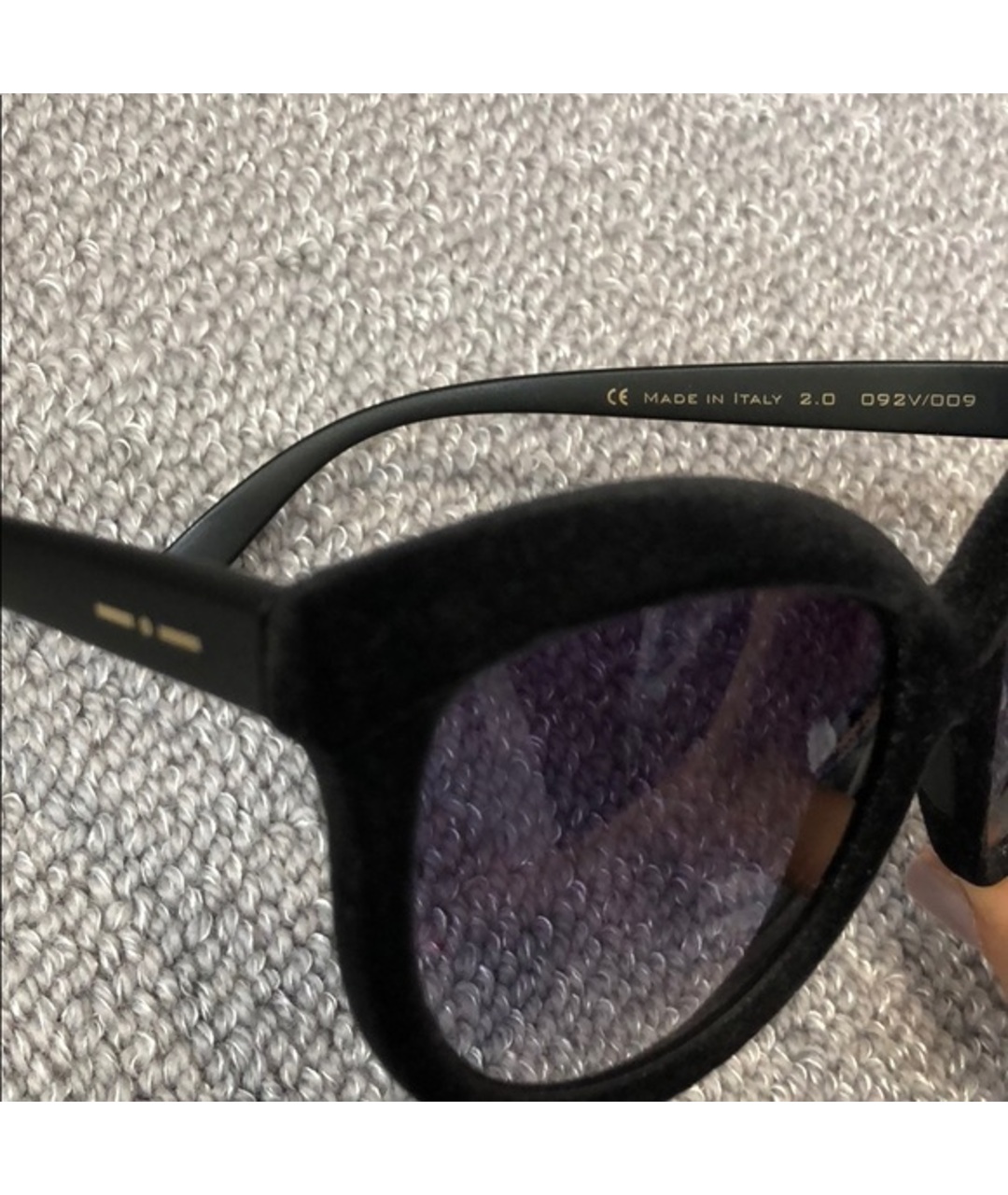 ITALIA INDEPENDENT Черные пластиковые солнцезащитные очки, фото 4