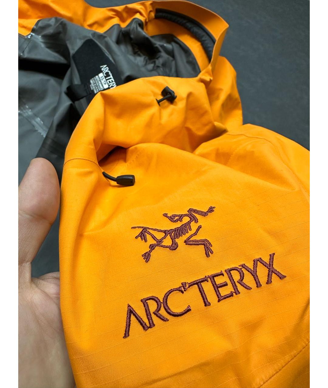 ARC'TERYX Оранжевая полиамидовая куртка, фото 6