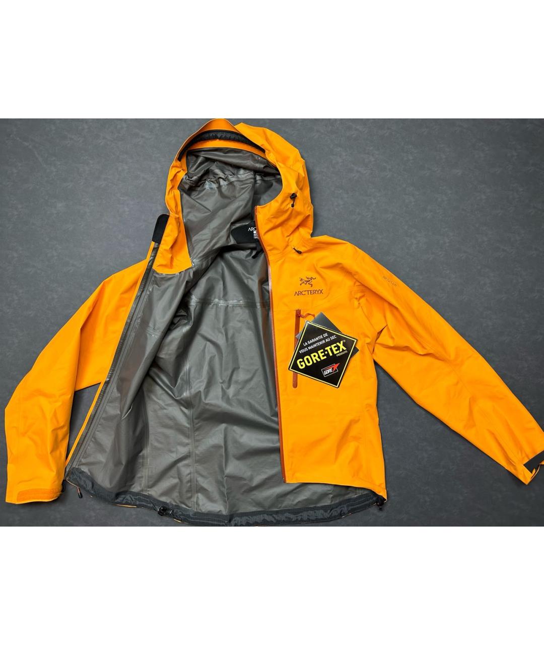 ARC'TERYX Оранжевая полиамидовая куртка, фото 2