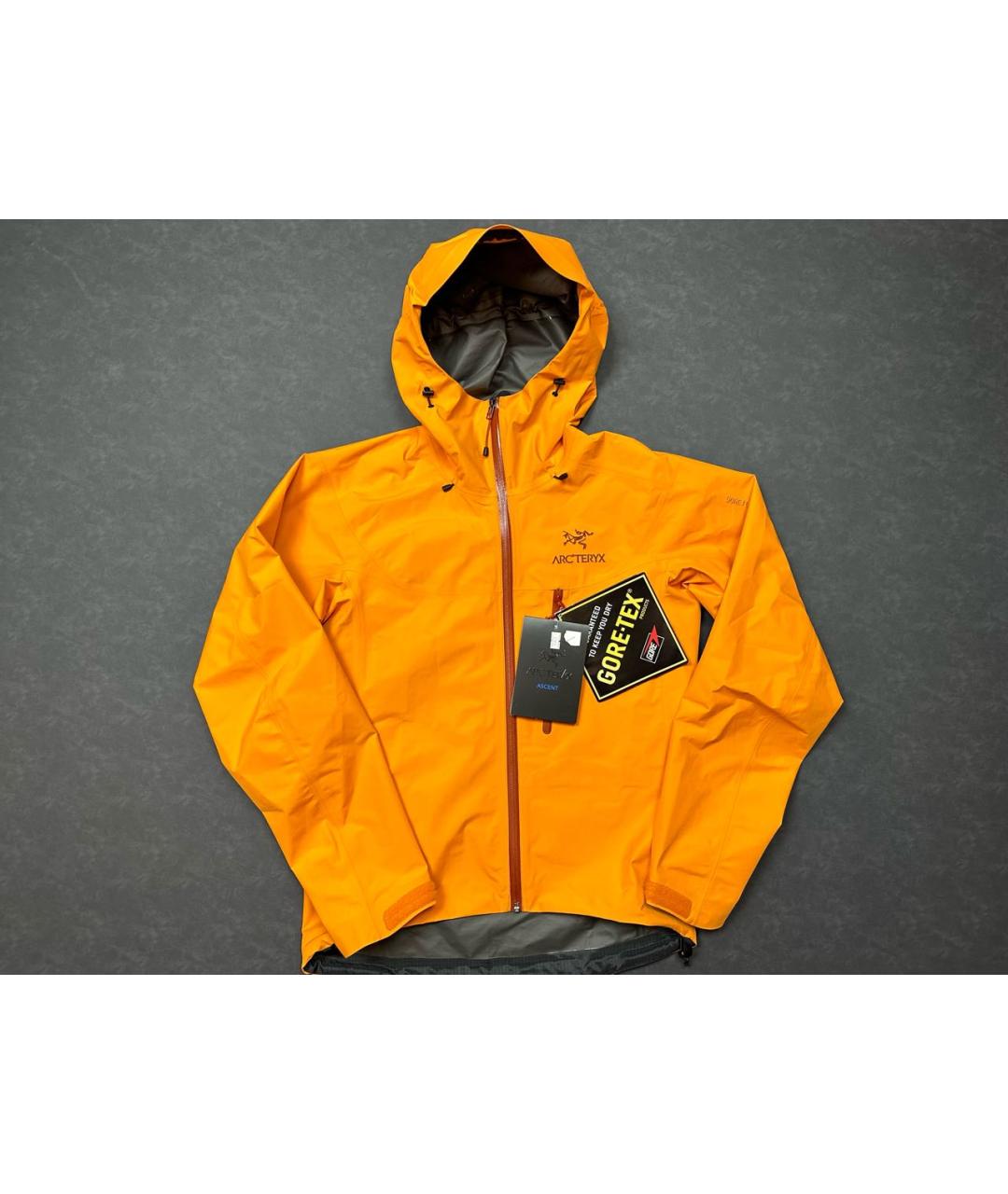 ARC'TERYX Оранжевая полиамидовая куртка, фото 9