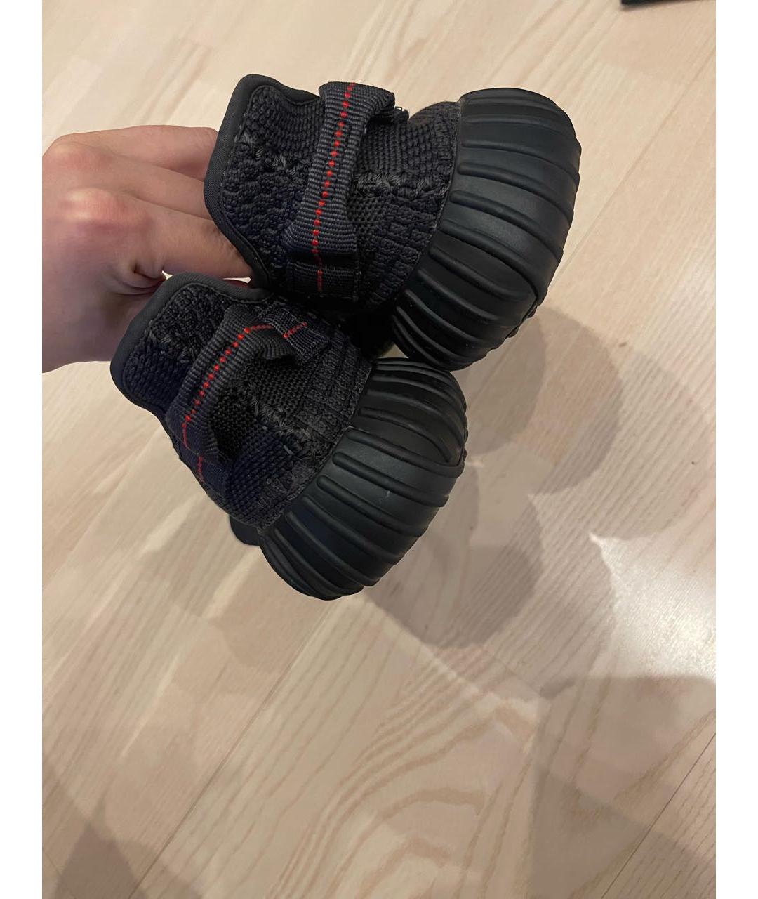 ADIDAS YEEZY Черные текстильные кроссовки, фото 3