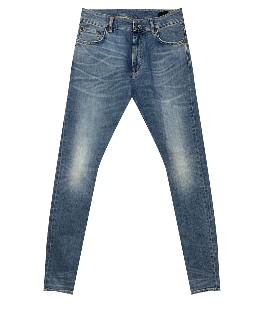 REPRESENT Голубые хлопко-эластановые джинсы скинни, фото 1
