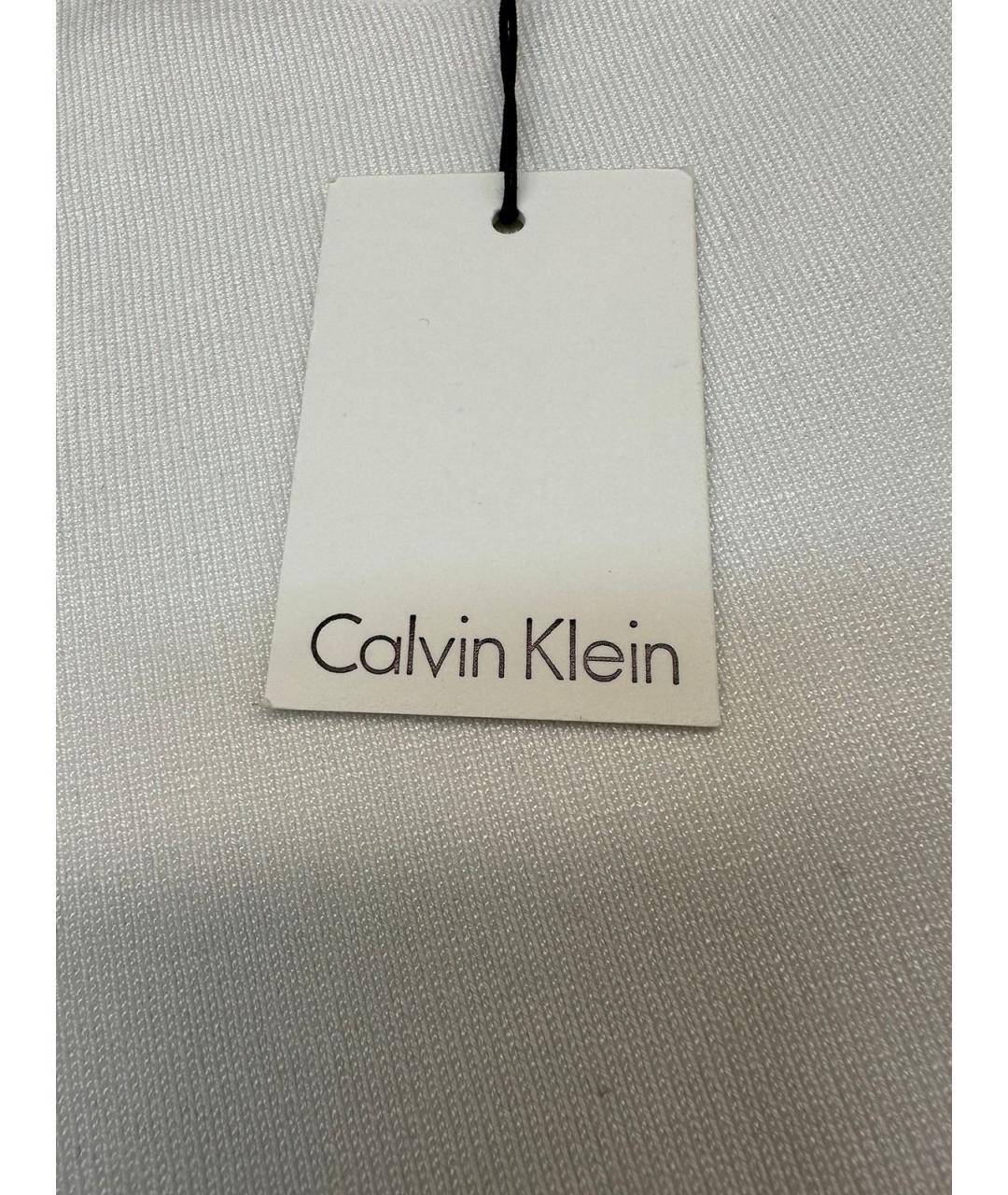 CALVIN KLEIN Белый вискозный джемпер / свитер, фото 8