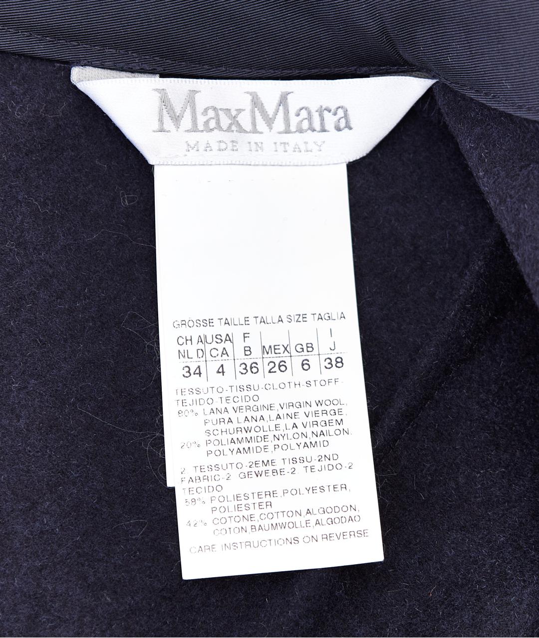 MAX MARA Темно-синее платье, фото 5