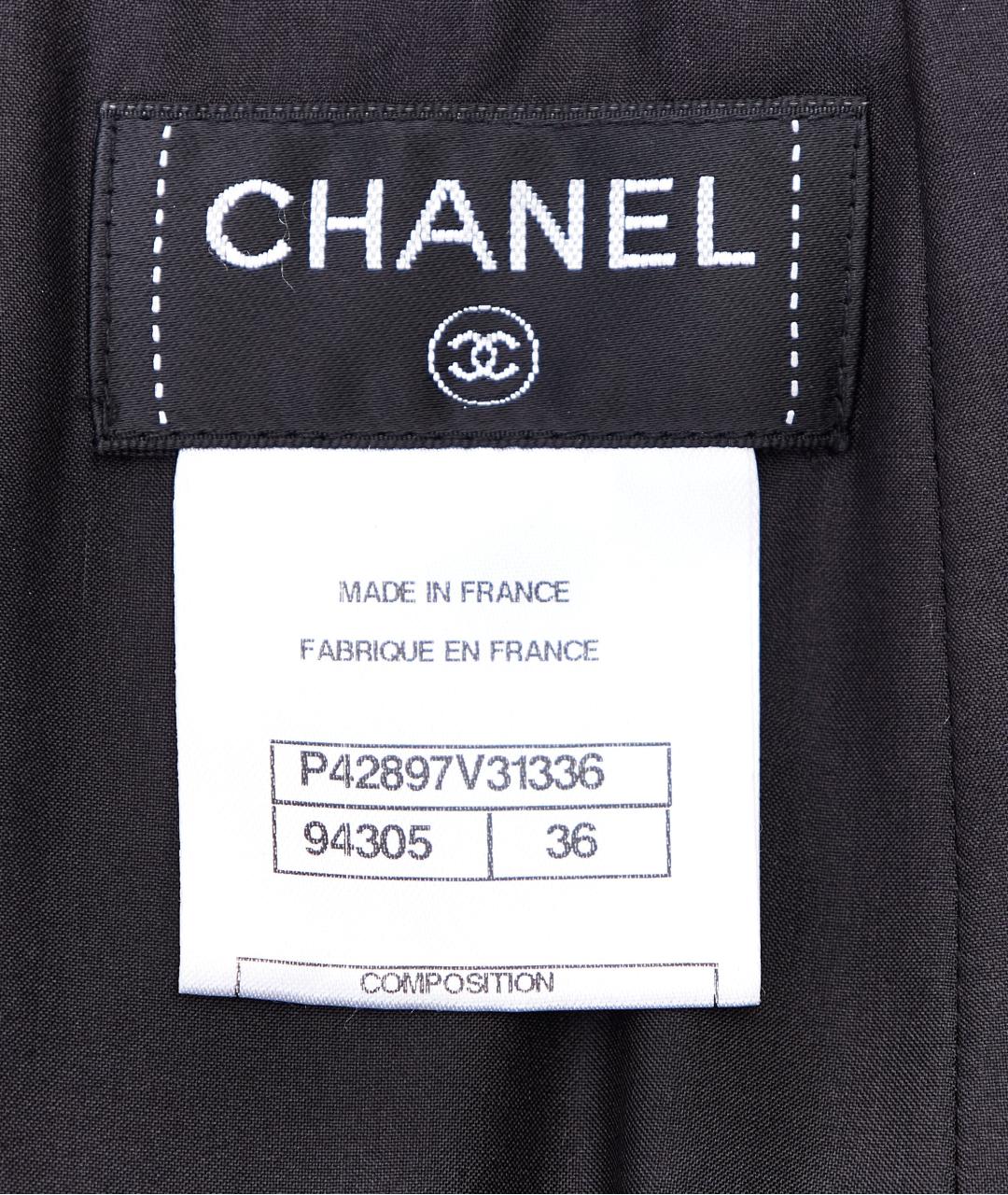 CHANEL Черная юбка миди, фото 5