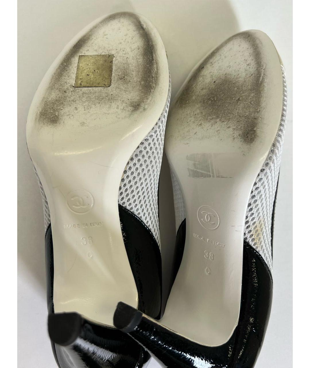 CHANEL PRE-OWNED Белые туфли, фото 8