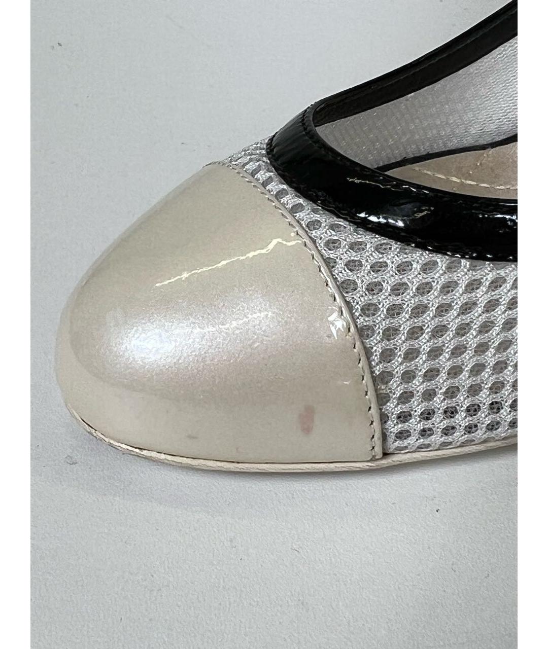 CHANEL PRE-OWNED Белые туфли, фото 6