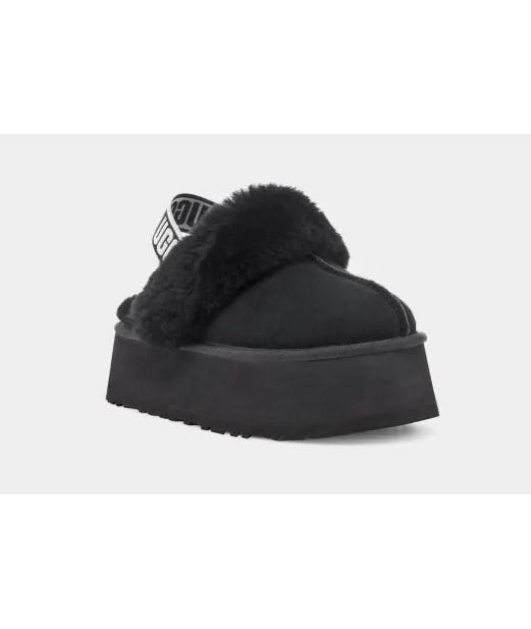 UGG AUSTRALIA Черные замшевые сандалии, фото 2