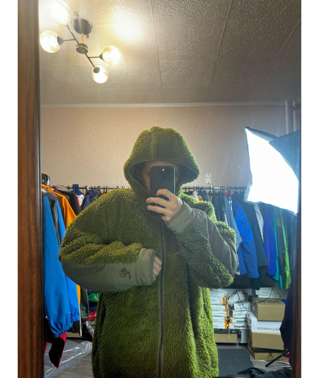 PATAGONIA Зеленая полиэстеровая куртка, фото 7