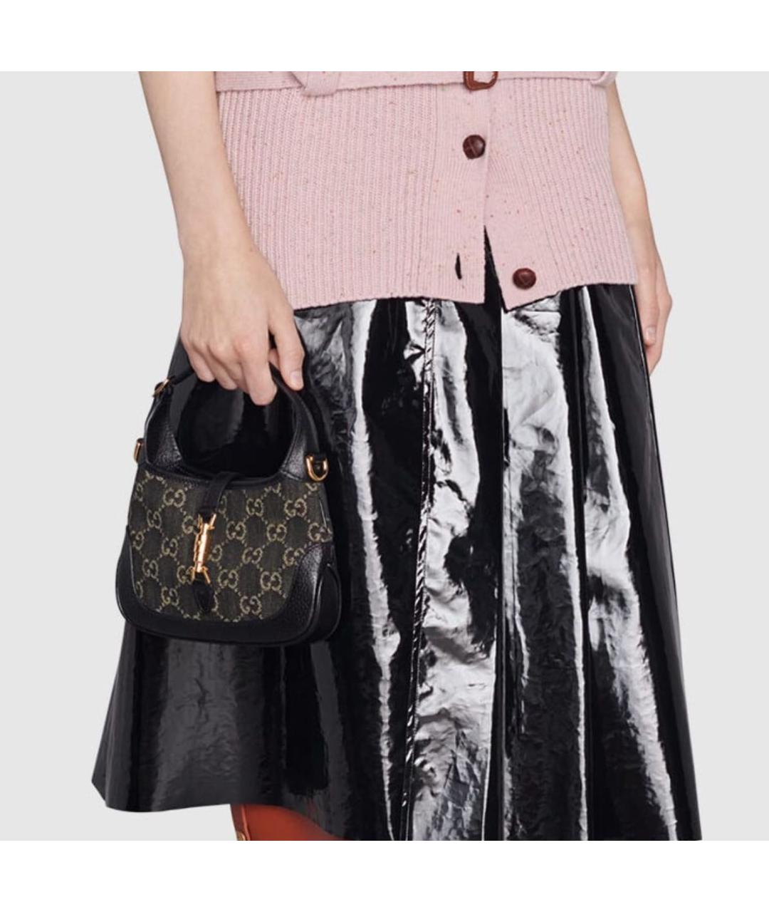 GUCCI Черная сумка с короткими ручками, фото 7