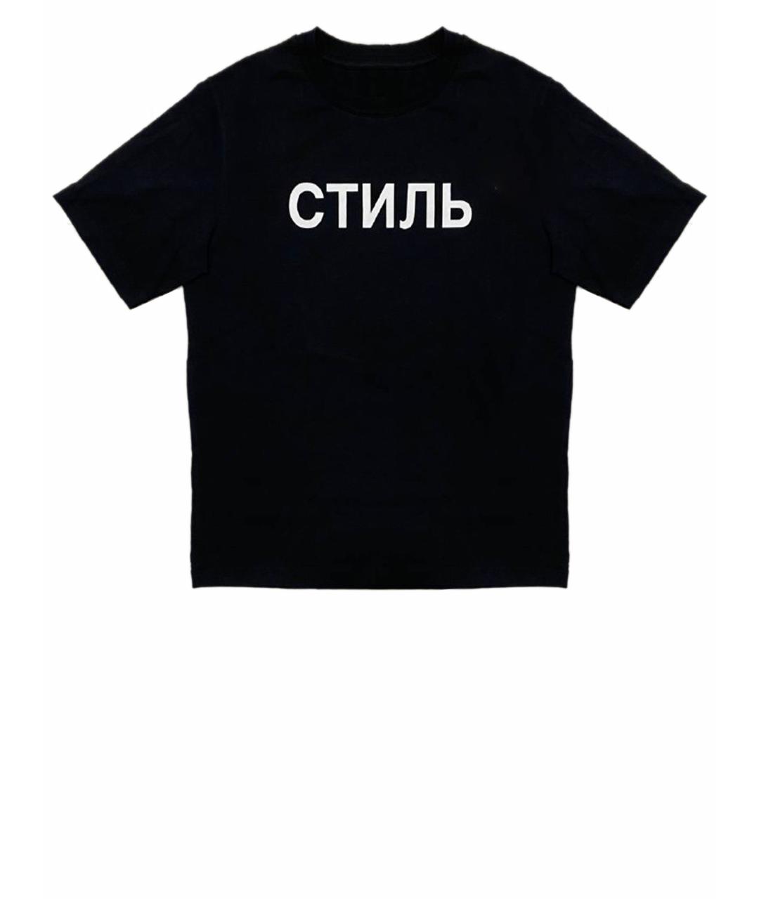 HERON PRESTON Черная футболка, фото 1